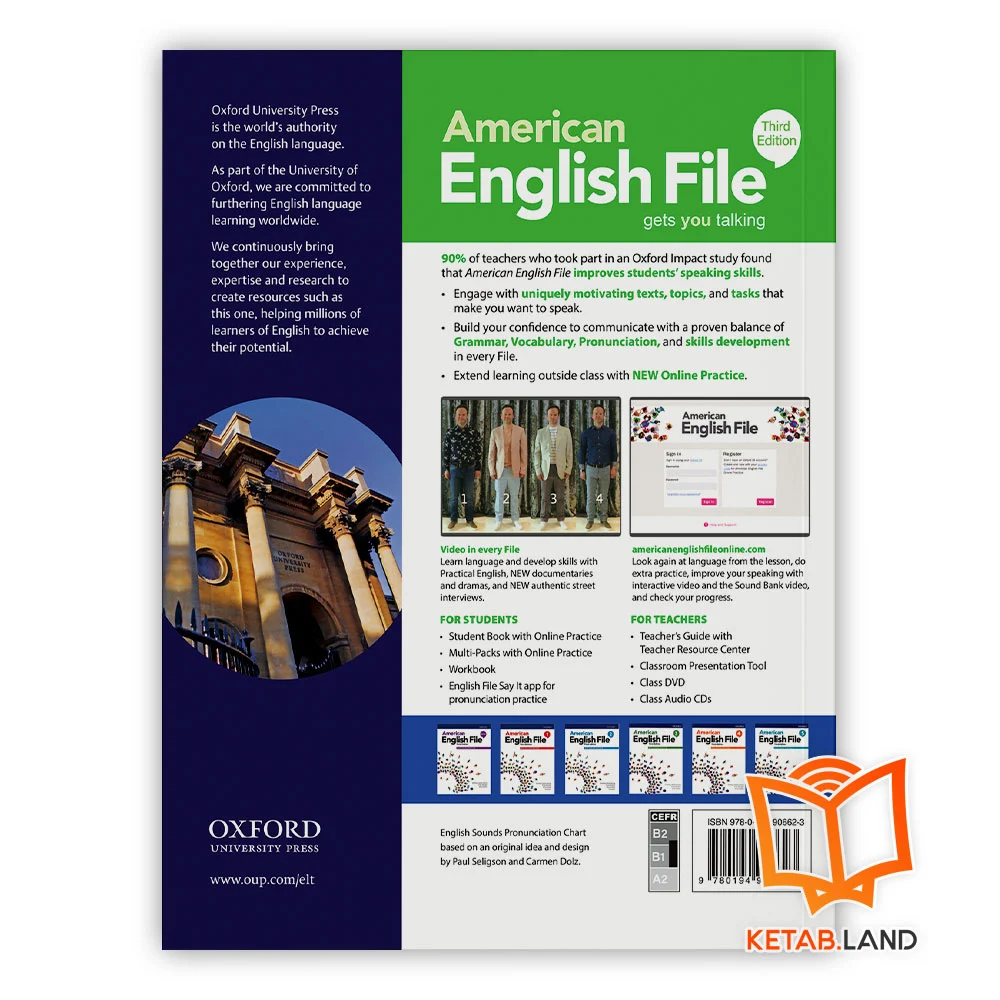 قیمت کتاب آمریکن انگلیش فایل 3 ویرایش دوم