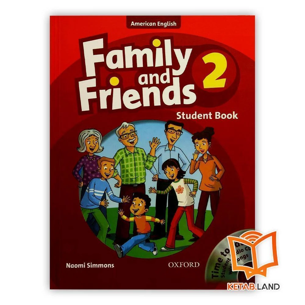 american-family-and-fiends-2-front خرید کتاب American Family and Friends 2 1st