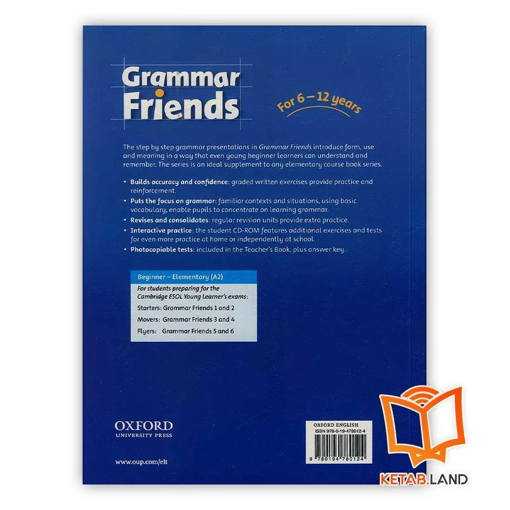 قیمت کتاب آموزش زبان انگلیسی گرامر فرندز ۱