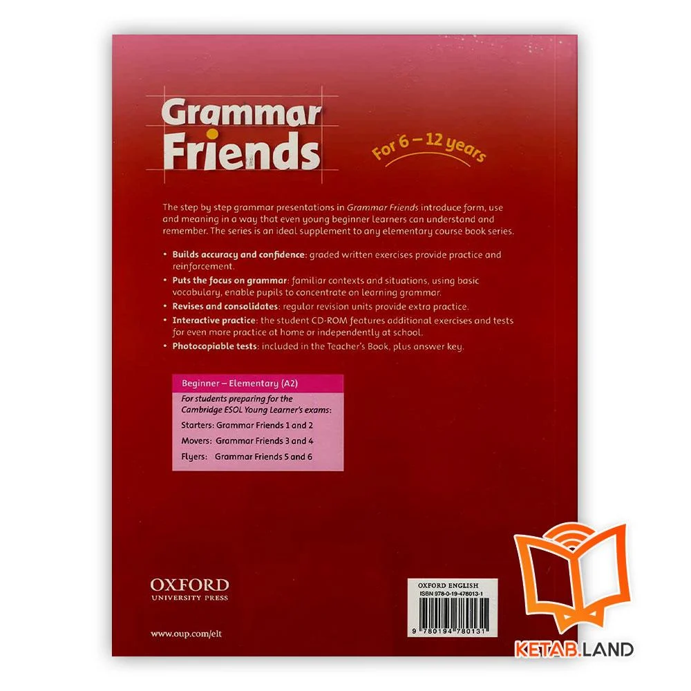 قیمت کتاب آموزش زبان انگلیسی گرامر فرندز 2