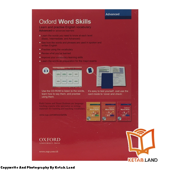قیمت و خرید کتاب Advanced Oxford Word Skills از کتاب لند - تصویر سوم - تصویر جلد پشت کتاب