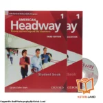 قیمت و خرید کتاب American Headway 1 3rd از کتاب لند - تصویر اصلی - تصویر اول - تصویر جلد روی کتاب به همراه کتاب کار و DVD