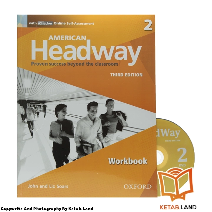 قیمت و خرید کتاب American Headway 2 3rd از کتاب لند - تصویر چهارم - تصویر متعلقات همراه کتاب - کتاب کار و DVD