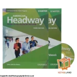 قیمت و خرید کتاب American Headway Starter 3rd از کتاب لند - تصویر اصلی - تصویر اول - تصویر جلد روی کتاب به همراه کتاب کار و DVD