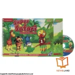 قیمت و خرید کتاب American Super Safari 1 از کتاب لند - تصویر اصلی - تصویر اول - تصویر جلد روی کتاب به همراه کتاب کار و DVD