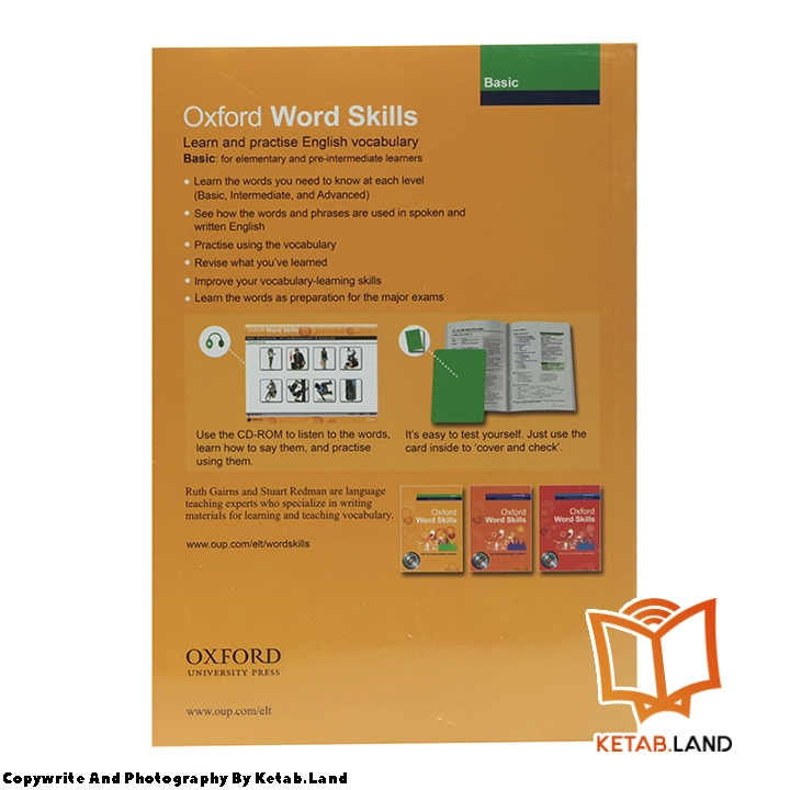 قیمت و خرید کتاب Basic Oxford Word Skills از کتاب لند - تصویر سوم - تصویر جلد پشت کتاب