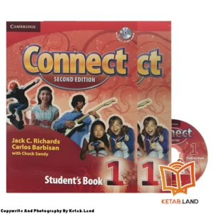 قیمت و خرید کتاب Connect 1 2nd از کتاب لند - تصویر اصلی - تصویر اول - تصویر جلد روی کتاب به همراه کتاب کار و DVD