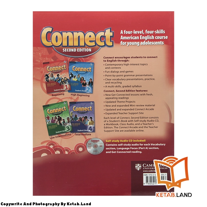 قیمت و خرید کتاب Connect 1 2nd از کتاب لند - تصویر سوم - تصویر جلد پشت کتاب