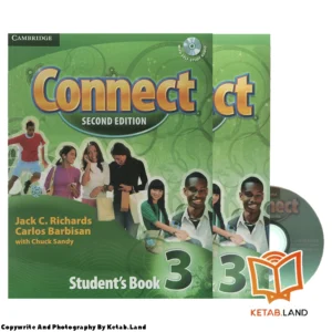 قیمت و خرید کتاب Connect 3 2nd از کتاب لند - تصویر اصلی - تصویر اول - تصویر جلد روی کتاب به همراه کتاب کار و DVD