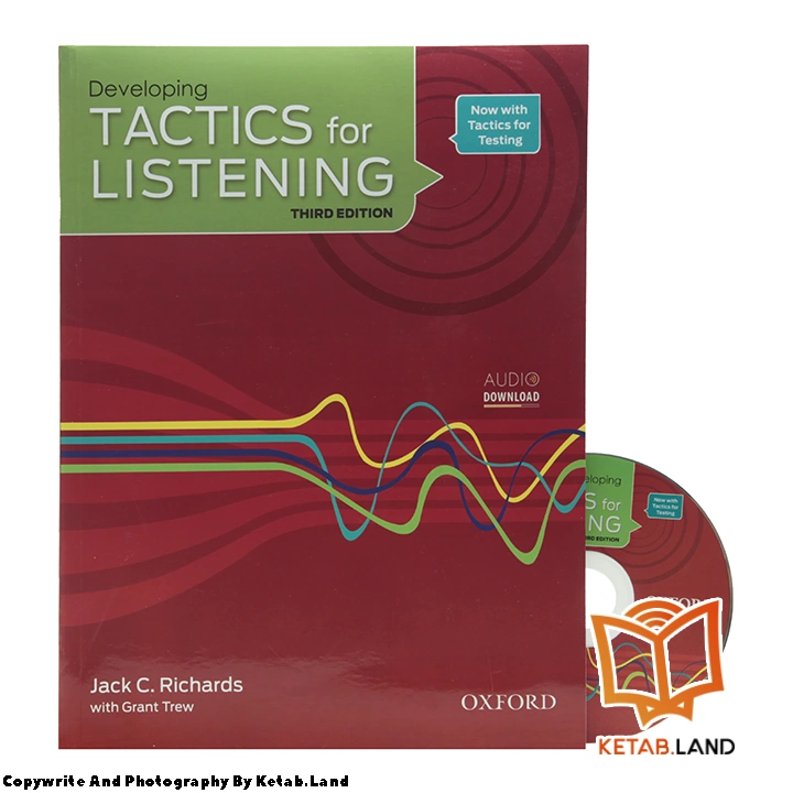 قیمت و خرید کتاب Developing Tactics for Listening 3rd از کتاب لند - تصویر اصلی - تصویر جلد روی کتاب به همراه DVD