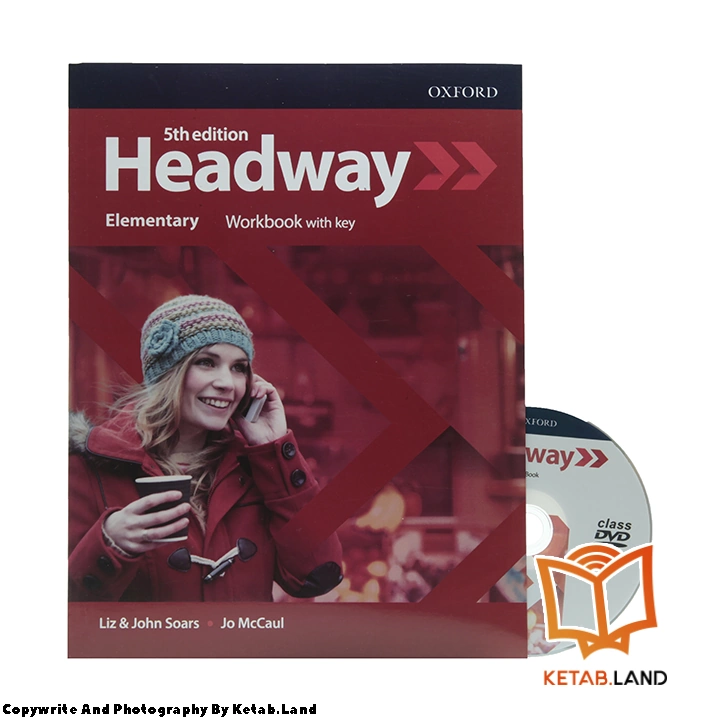 قیمت و خرید کتاب Headway Elementary 5th از کتاب لند - تصویر چهارم - تصویر متعلقات همراه کتاب - کتاب کار و DVD
