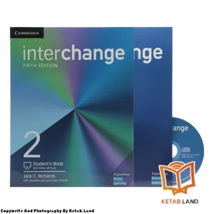 قیمت و خرید کتاب Interchange 2 5th از کتاب لند - تصویر اصلی - تصویر اول - تصویر جلد روی کتاب به همراه کتاب کار و DVD