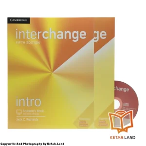 قیمت و خرید کتاب Interchange Intro 5th از کتاب لند - تصویر اصلی - تصویر اول - تصویر جلد روی کتاب به همراه کتاب کار و DVD