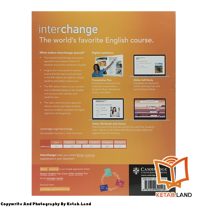 قیمت و خرید کتاب Interchange Intro 5th از کتاب لند - تصویر سوم - تصویر جلد پشت کتاب