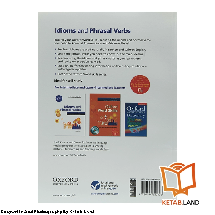 قیمت و خرید کتاب Intermediate Idioms and Phrasal Verbs از کتاب لند - تصویر دوم - تصویر جلد پشت کتاب