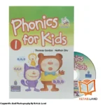 قیمت و خرید کتاب Phonics For Kids 1 از کتاب لند - تصویر اصلی - تصویر اول - تصویر جلد روی کتاب به همراه DVD