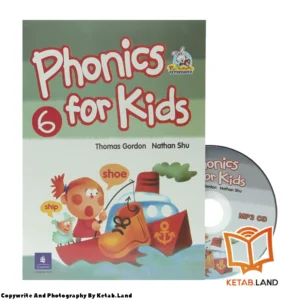 قیمت و خرید کتاب Phonics For Kids 6 از کتاب لند - تصویر اصلی - تصویر اول - تصویر جلد روی کتاب به همراه DVD