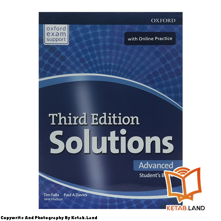 قیمت و خرید کتاب Solutions Advanced 3rd از کتاب لند - تصویر دوم - تصویر جلد روی کتاب