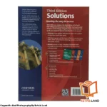 قیمت و خرید کتاب Solutions Pre-Intermediate 3rd از کتاب لند - تصویر سوم - تصویر جلد پشت کتاب