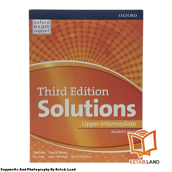 قیمت و خرید کتاب Solutions Upper-Intermediate 3rd از کتاب لند - تصویر دوم - تصویر جلد روی کتاب