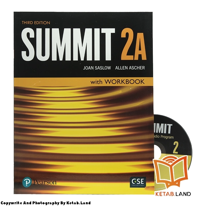 قیمت و خرید کتاب Summit 2A 3rd از کتاب لند - تصویر اصلی - تصویر جلد روی کتاب به همراه DVD