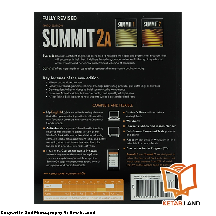 قیمت و خرید کتاب Summit 2A 3rd از کتاب لند - تصویر سوم - تصویر جلد پشت کتاب