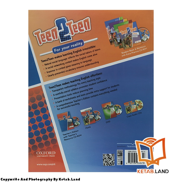 قیمت و خرید کتاب Teen 2 Teen One از کتاب لند - تصویر سوم - تصویر جلد پشت کتاب