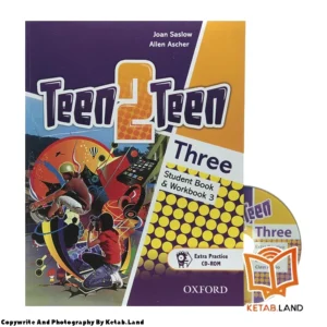 قیمت و خرید کتاب Teen 2 Teen Three از کتاب لند - تصویر اصلی - تصویر جلد روی کتاب به همراه DVD