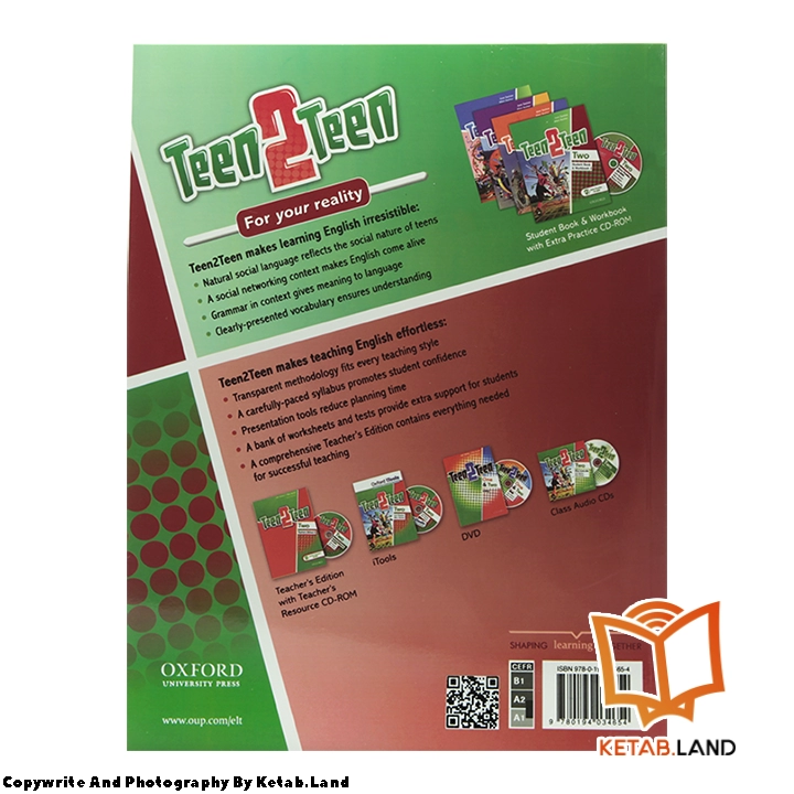قیمت و خرید کتاب Teen 2 Teen Two از کتاب لند - تصویر سوم - تصویر جلد پشت کتاب
