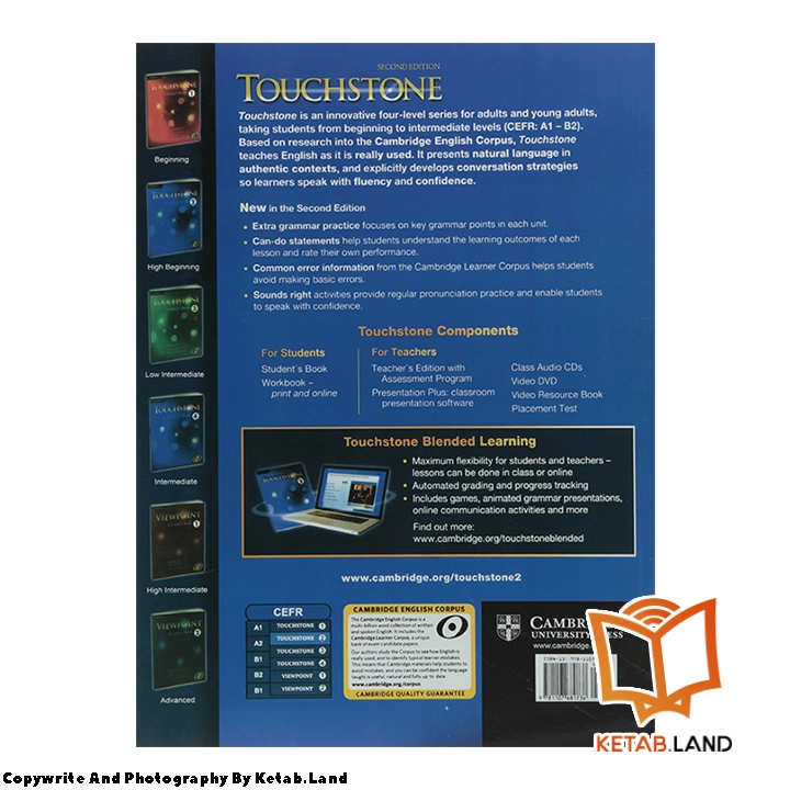 قیمت و خرید کتاب Touchstone 2 2nd از کتاب لند - تصویر سوم - تصویر جلد پشت کتاب