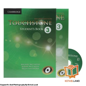 قیمت و خرید کتاب Touchstone 3 2nd از کتاب لند - تصویر اصلی - تصویر اول - تصویر جلد روی کتاب به همراه کتاب کار و DVD