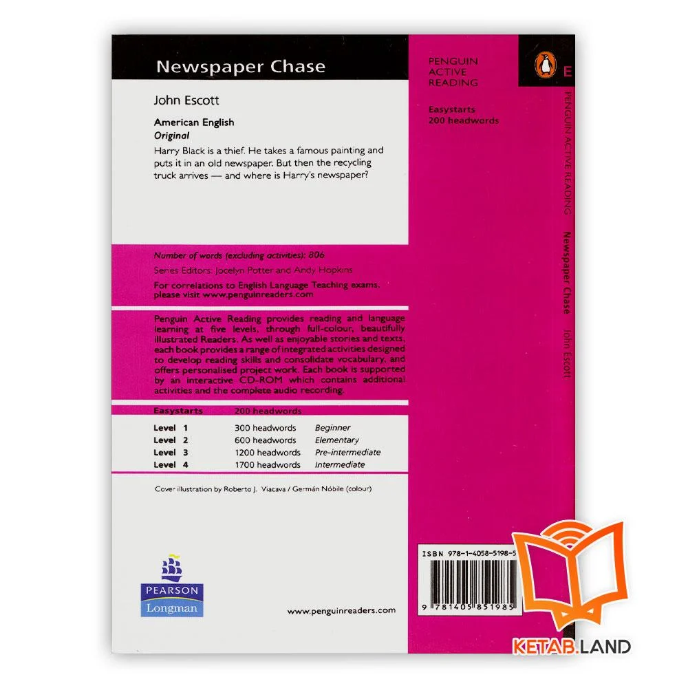 قیمت کتاب داستان Newspaper Chase Penguin Easystarts
