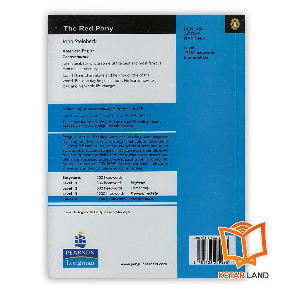 قیمت کتاب رد پونی سطح 4 پنگوئن