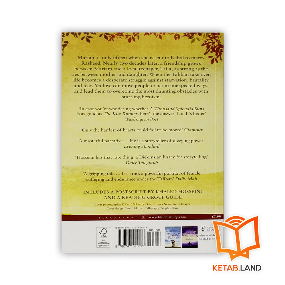 قیمت رمان هزار خورشید تابان