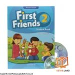 قیمت و خرید کتاب American First Friends 2 از کتاب لند - تصویر اصلی - تصویر جلد روی کتاب به همراه DVD