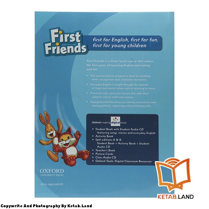 قیمت و خرید کتاب American First Friends 2 از کتاب لند - تصویر سوم - تصویر جلد پشت کتاب