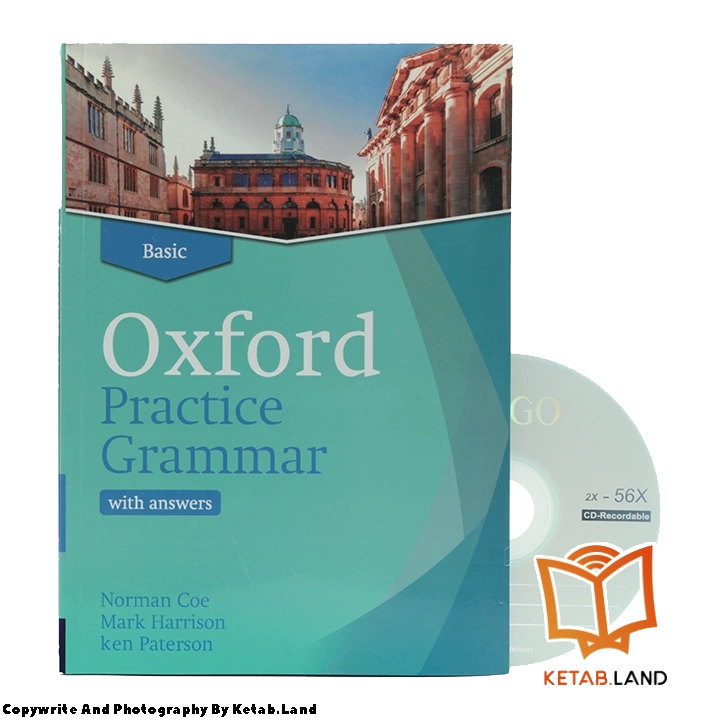 Basic Oxford Practice Grammar New Edition Book - Main Image - First Image - Front Image with DVD of Book قیمت و خرید کتاب Basic Oxford Practice Grammar New Edition از کتاب لند - تصویر اصلی - تصویر جلد روی کتاب به همراه DVD