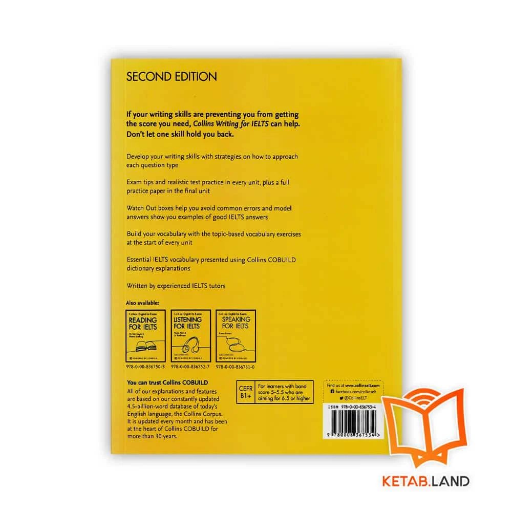 قیمت کتاب Collins Writing For IELTS 2nd