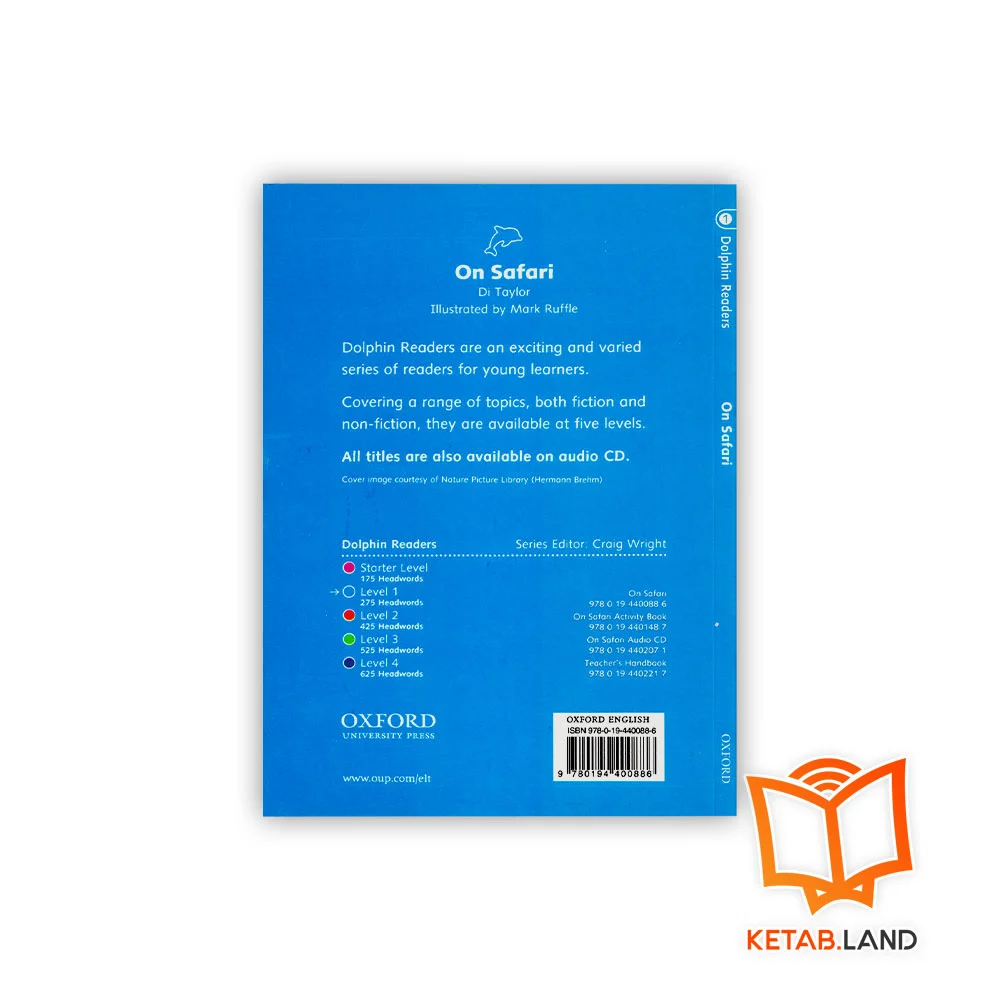 کتاب On Safari Dolphin Readers 1 - Image 2