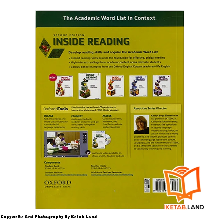 قیمت و خرید کتاب Inside Reading 1 2nd از کتاب لند - تصویر سوم - تصویر جلد پشت کتاب