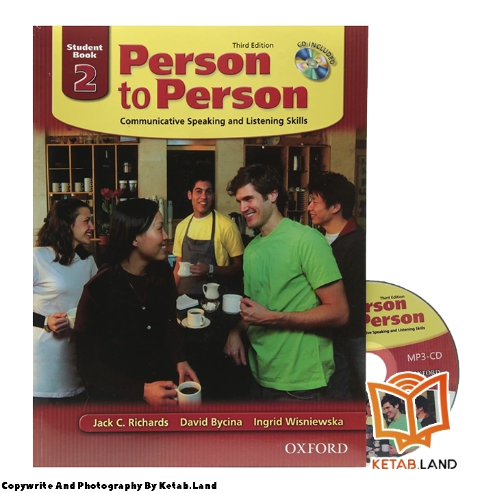 Person To Person 2 Book - Main Image - First Image - Front Image with DVD of Book قیمت و خرید کتاب Person To Person 2 از کتاب لند - تصویر اصلی - تصویر جلد روی کتاب به همراه DVD