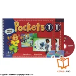 قیمت و خرید کتاب Pockets 1 2nd از کتاب لند - تصویر اصلی - تصویر اول - تصویر جلد روی کتاب به همراه کتاب کار و DVD