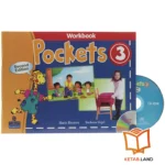 قیمت و خرید کتاب Pockets 3 2nd از کتاب لند - تصویر چهارم - تصویر متعلقات همراه کتاب - کتاب کار و DVD