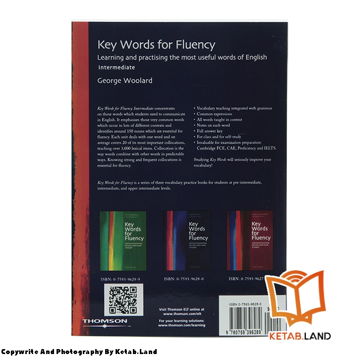 قیمت و خرید کتاب Pre-Intermediate Key Words for Fluency از کتاب لند - تصویر دوم- تصویر جلد پشت کتاب