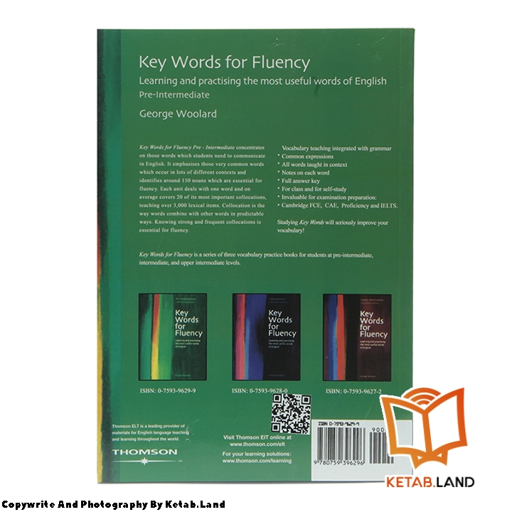 قیمت و خرید کتاب Pre-Intermediate Key Words for Fluency از کتاب لند - تصویر دوم- تصویر جلد پشت کتاب