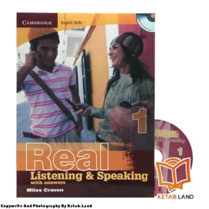 قیمت و خرید کتاب Real Listening and Speaking 1 از کتاب لند - تصویر اصلی - تصویر جلد روی کتاب به همراه DVD