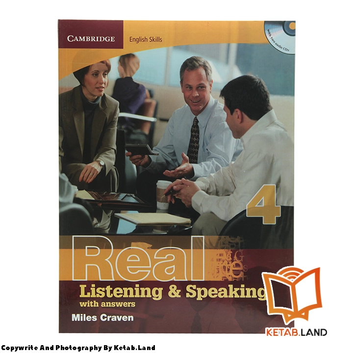 قیمت و خرید کتاب Real Listening and Speaking 4 از کتاب لند - تصویر دوم - تصویر جلد روی کتاب