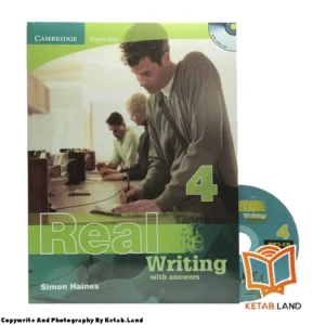 قیمت و خرید کتاب Real Writing 4 از کتاب لند - تصویر اصلی - تصویر جلد روی کتاب به همراه DVD