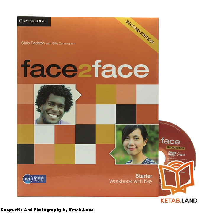قیمت و خرید کتاب Starter Face 2 Face 2nd از کتاب لند - تصویر چهارم - تصویر متعلقات همراه کتاب - کتاب کار و DVD