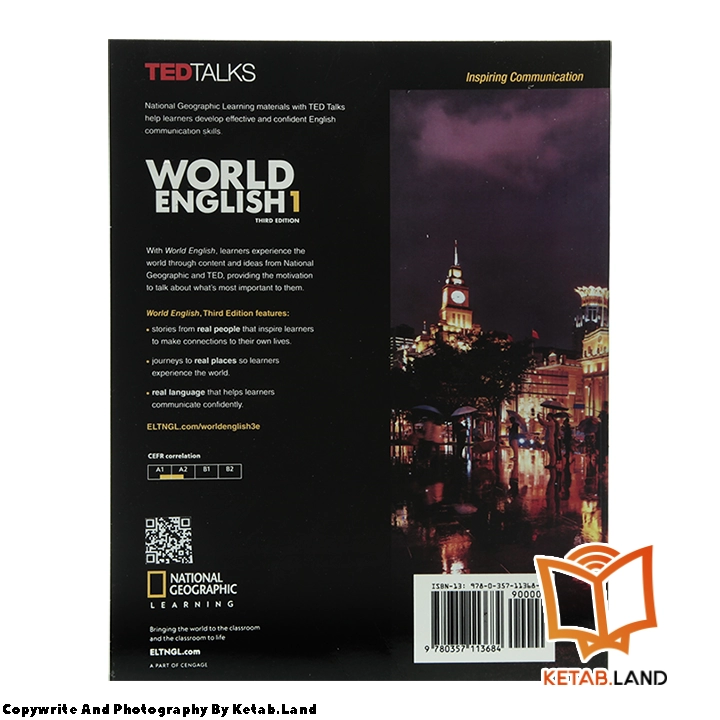 قیمت و خرید کتاب World English 1 3rd از کتاب لند - تصویر سوم - تصویر جلد پشت کتاب